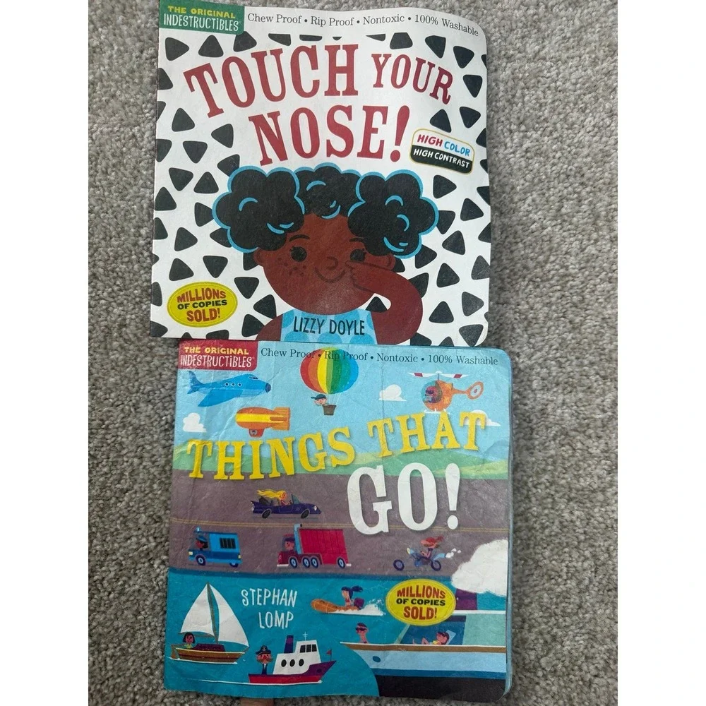 Indestructibles Chew Proof Books Set of 2